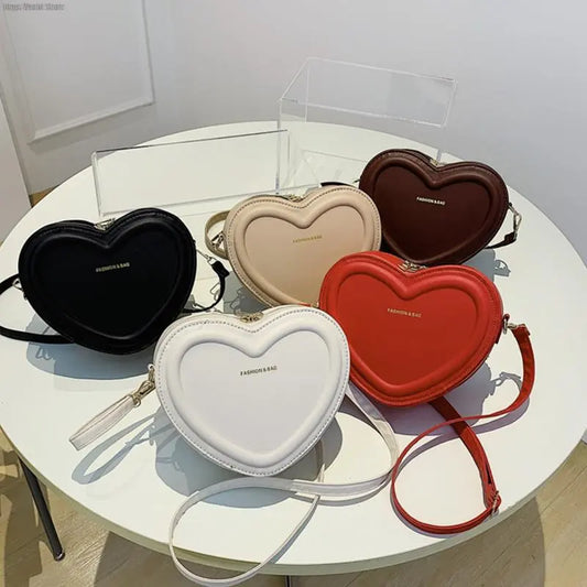 Heart Shape Crossbody Bag