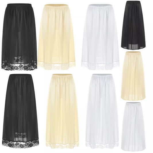 Lining Skirt Anti Stati Half Length Underskirt